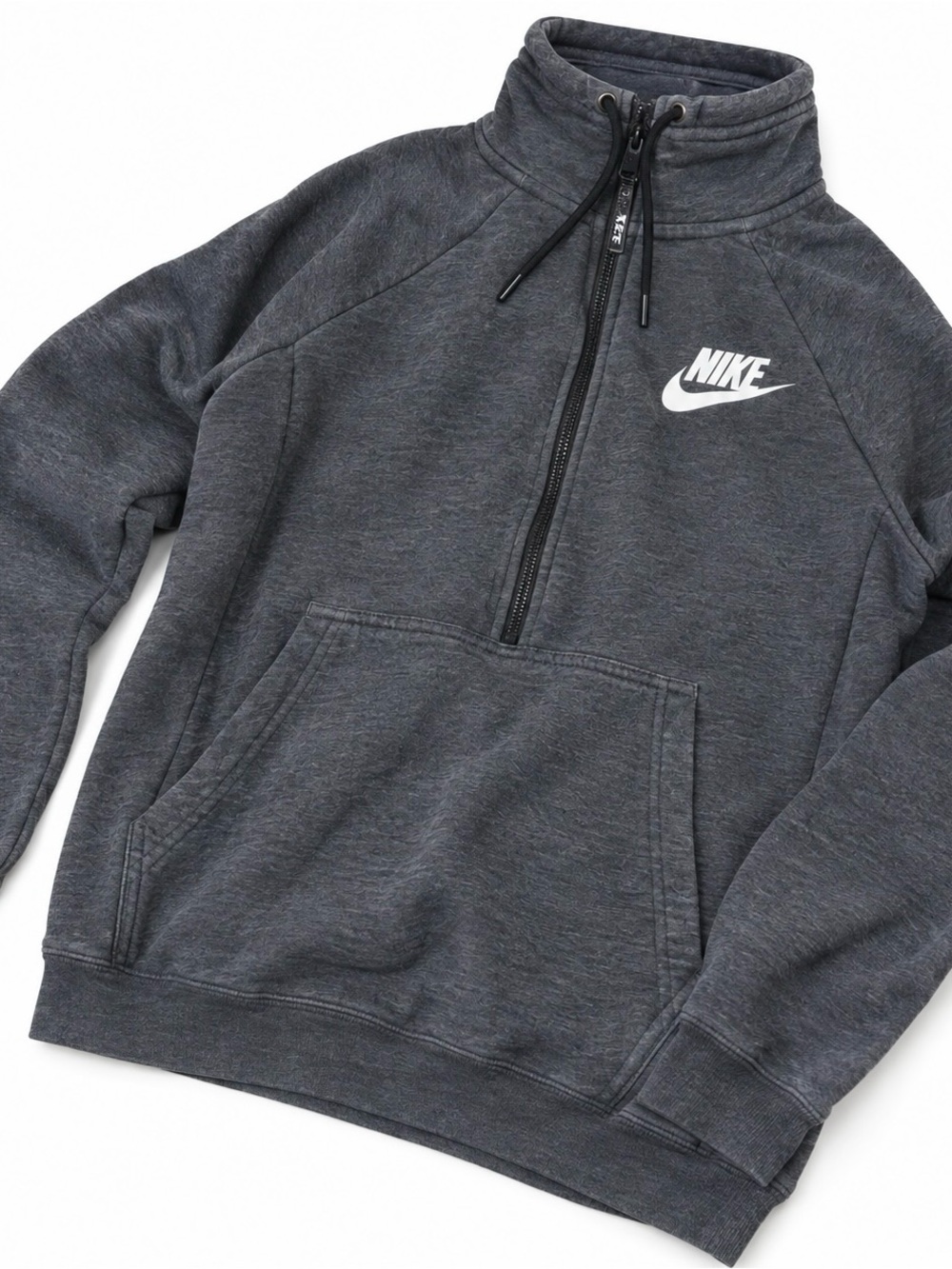 Nike Women’s Charcoal Gray Half-Zip Hoodie